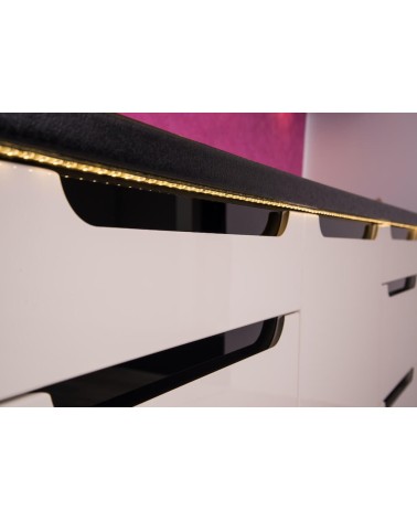 Ensemble Cuisine en L GOYA PREMIUM LINE blanc sur mesure