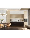 Ensemble Cuisine POLA PREMIUM LINE blanc-bois-noir 360 cm