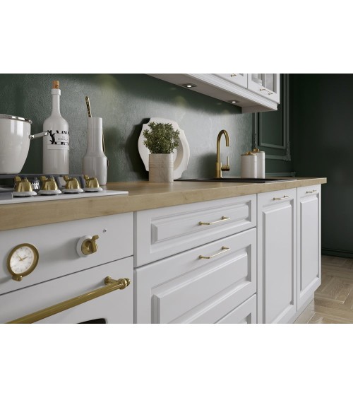 Ensemble Cuisine ALINA PREMIUM LINE blanc mat 340 cm