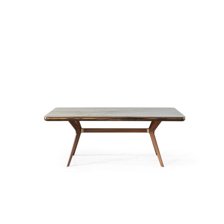 Comedor completo PARIS madera y efecto marmol