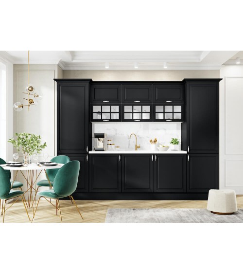 Ensemble Cuisine MONIUSZKO PREMIUM LINE noir 300 cm