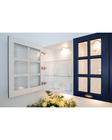 Ensemble Cuisine en L ALINA PREMIUM LINE bleu