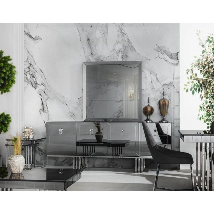 Sala da pranzo SET Nero - grigio Sala da pranzo SET Nero - grigio