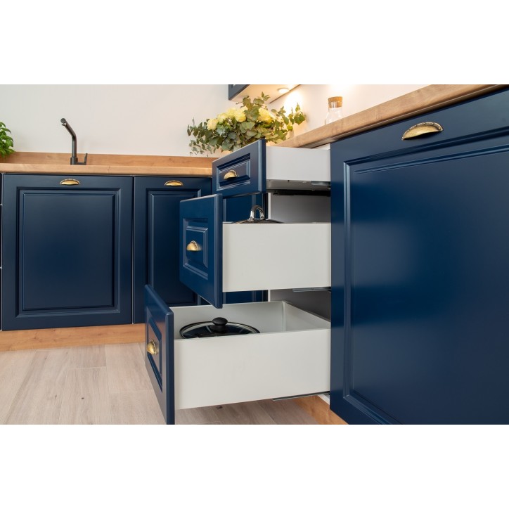 Ensemble Cuisine en L ALINA PREMIUM LINE bleu