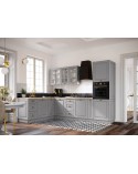 Ensemble Cuisine en L ALINA PREMIUM LINE gris sur mesure