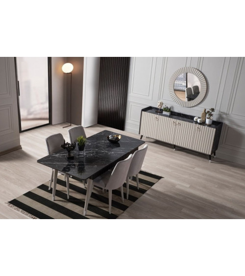 Sala da pranzo ORENDA Nero - grigio