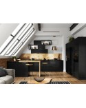 Ensemble Cuisine GOYA PREMIUM LINE noir 300 cm sur mesure