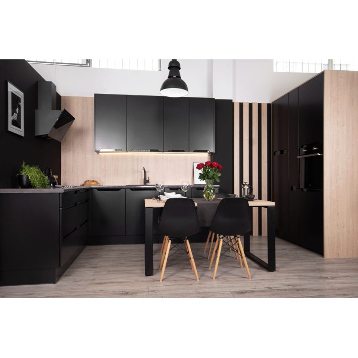 Ensemble Cuisine GOYA PREMIUM LINE noir 300 cm sur mesure Ensemble Cuisine GOYA PREMIUM LINE noir 300 cm sur mesure