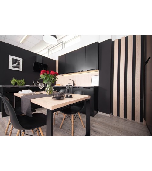 Ensemble Cuisine GOYA PREMIUM LINE noir 300 cm sur mesure