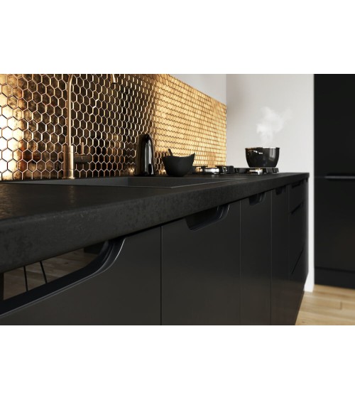 Ensemble Cuisine GOYA PREMIUM LINE noir 300 cm sur mesure