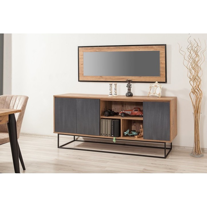 Sala da pranzo MEDULA 752 legno e grigio
