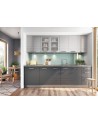 Ensemble Cuisine PAULA CLASSIC LINE gris mat 210 cm