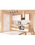 Ensemble cuisine ARTISAN blanc brillant/chêne artisan 250 cm