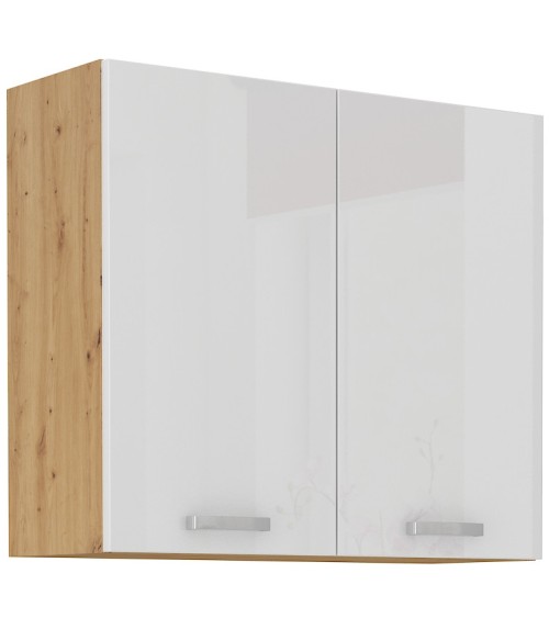 Ensemble cuisine ARTISAN blanc brillant/chêne artisan 250 cm