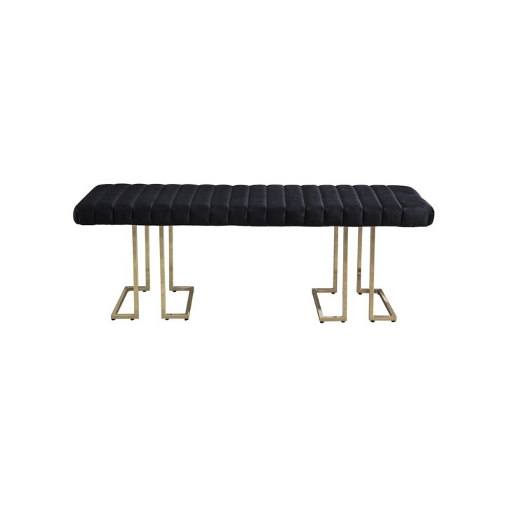 Comedor completo ALIZE con 2 sillas y 1 banco gris y dorado