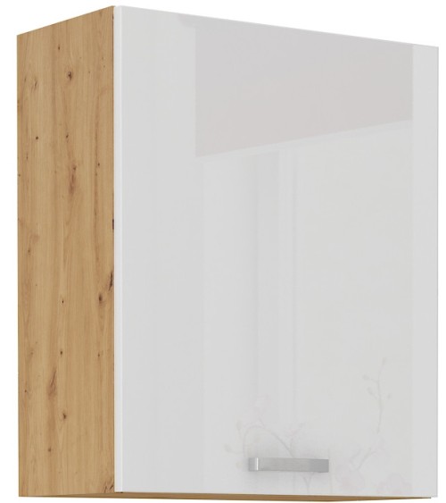 Ensemble cuisine ARTISAN blanc brillant/chêne artisan 250 cm