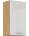 Ensemble cuisine en L-ARTISAN blanc brillant/chêne artisan 285x110 cm