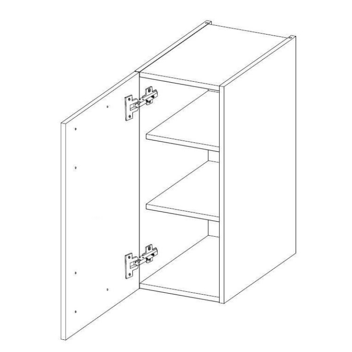 Ensemble cuisine en L-ARTISAN blanc brillant/chêne artisan 285x110 cm