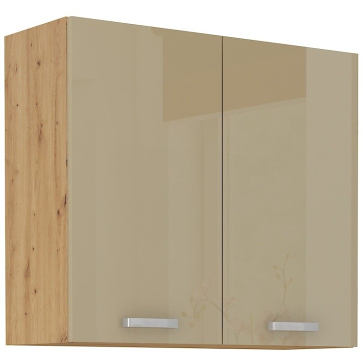 Ensemble cuisine ARTISAN cappuccino brillant/chêne artisan 250 cm