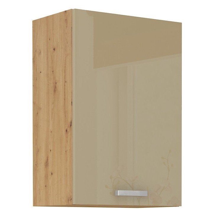 Ensemble cuisine ARTISAN cappuccino brillant/chêne artisan 250 cm