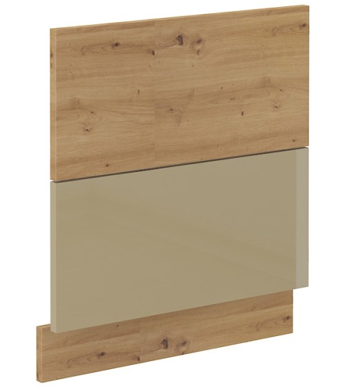 Ensemble cuisine ARTISAN cappuccino brillant/chêne artisan 250 cm