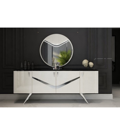 Buffet ANGEL 4portes 207 cm blanc