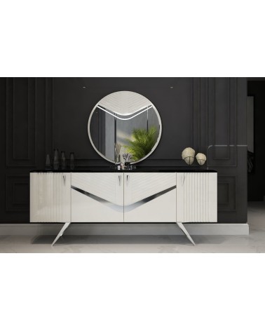 Buffet ANGEL 4portes 207 cm blanc