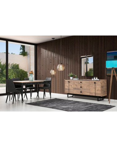 Comedor completo LAURA Gris
