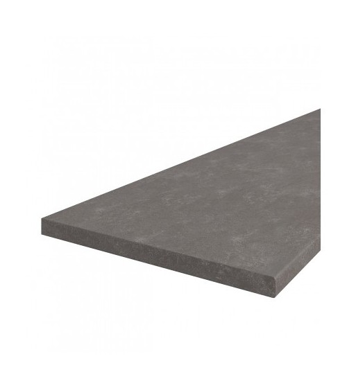 Ensemble cuisine en L BIANCA blanc brillant/gris platine