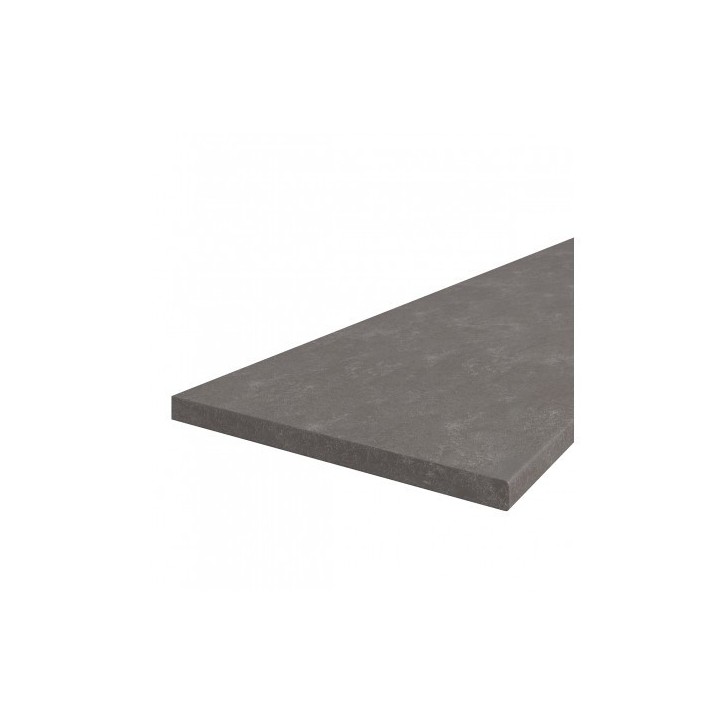 Ensemble cuisine en L BIANCA blanc brillant/gris platine