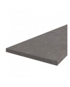Ensemble cuisine en L BIANCA blanc brillant/gris platine