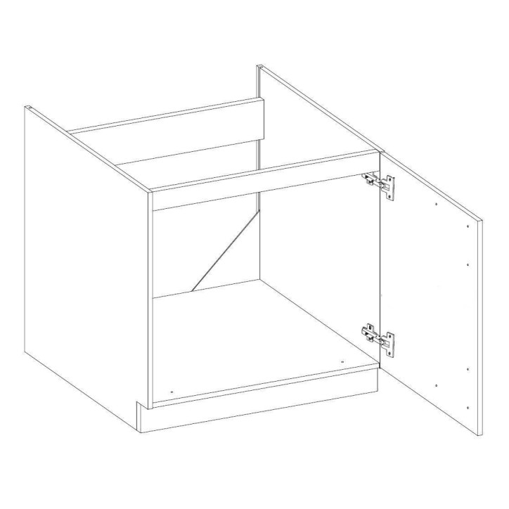 Ensemble cuisine EKO blanc 240 cm