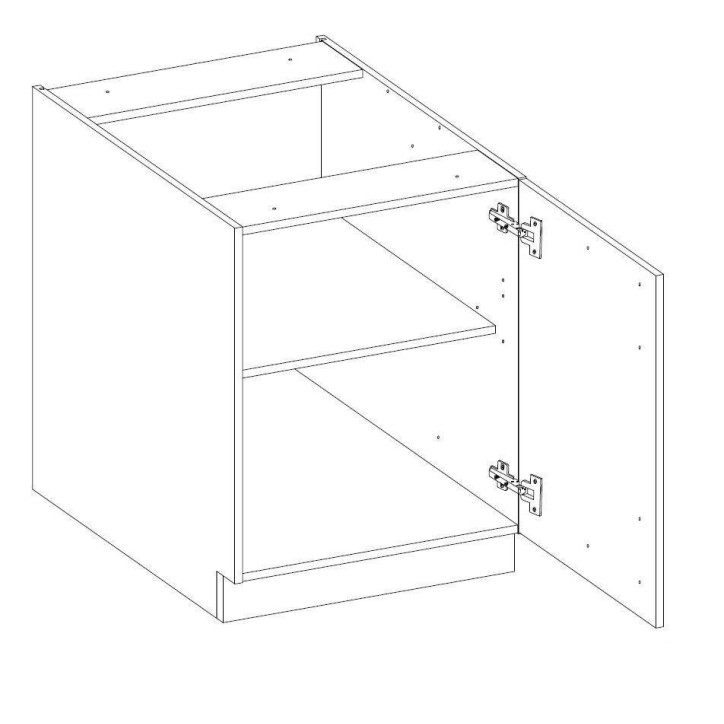 Ensemble cuisine en L EKO blanc 310x230 cm