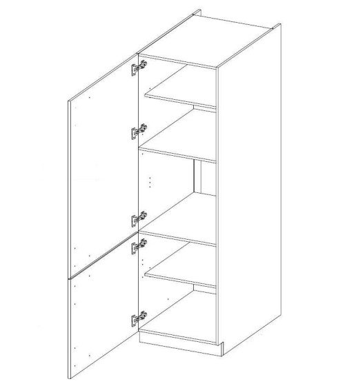 Ensemble cuisine en L EKO blanc 310x230 cm