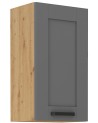 Ensemble cuisine en L LUNA gris poussière/chêne artisan 285x170 cm