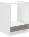 Ensemble cuisine LUNA gris poussière/blanc 250 cm