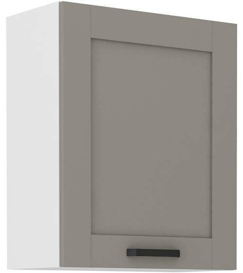 Ensemble cuisine LUNA gris poussière/blanc 250 cm