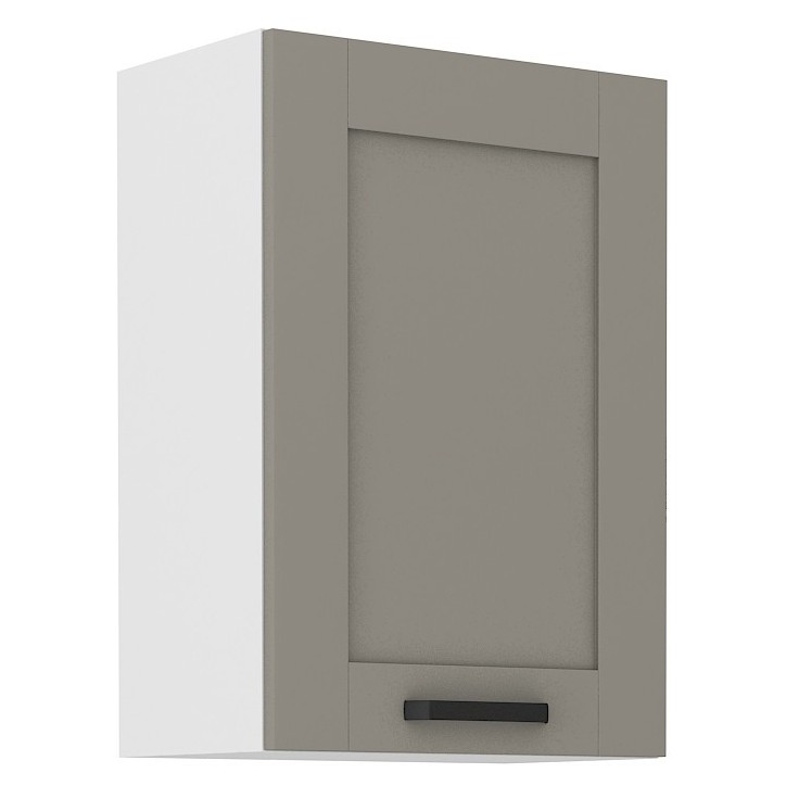 Ensemble cuisine LUNA gris poussière/blanc 250 cm