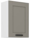 Ensemble cuisine LUNA gris poussière/blanc 250 cm