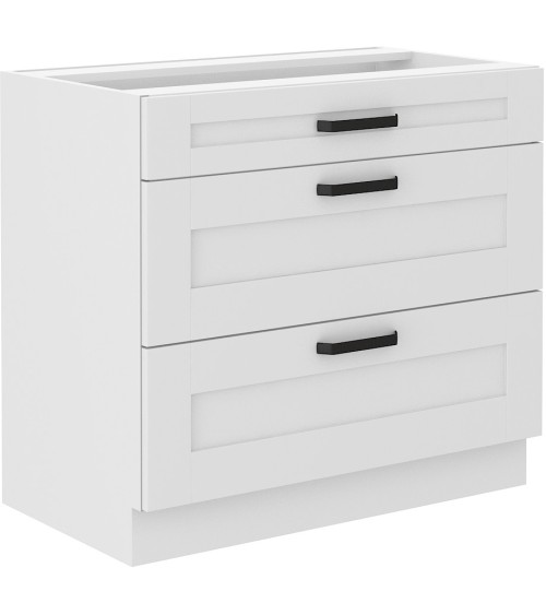 Ensemble cuisine en L LUNA blanc 285x170 cm