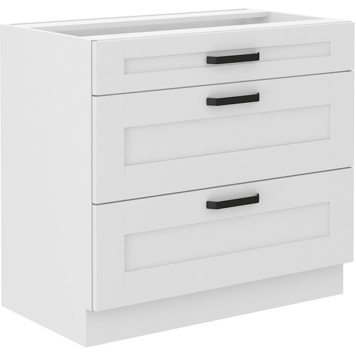 Ensemble cuisine en L LUNA blanc 285x170 cm