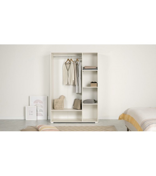 Armario LUKE blanco 135x52x200 cm