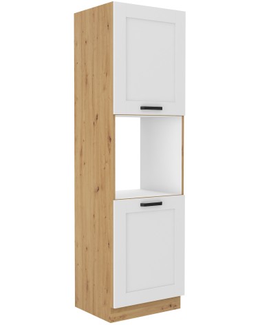 Ensemble cuisine en L LUNA blanc/chêne artisan 285x170 cm