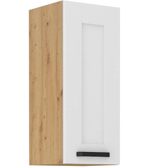 Ensemble cuisine en L LUNA blanc/chêne artisan 285x170 cm