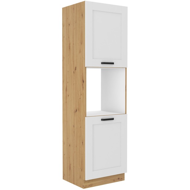 Ensemble cuisine en L LUNA blanc/chêne 210x350 cm