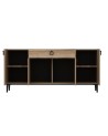 Buffet MOON 4 portes 1 tiroir 160 cm chêne