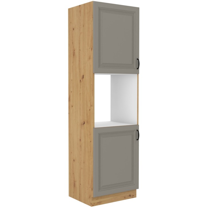 Ensemble cuisine en L STILO gris argile/chêne artisan 210x350 cm