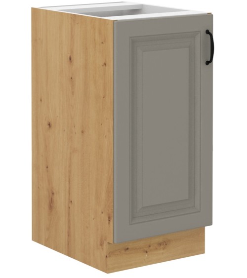 Ensemble cuisine en L STILO gris argile/chêne artisan 210x350 cm