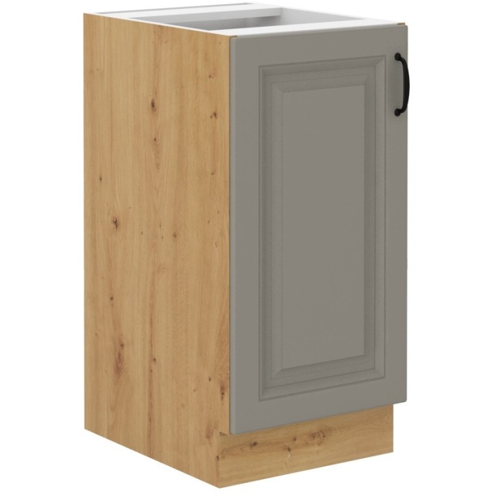 Ensemble cuisine en L STILO gris argile/chêne artisan 210x350 cm