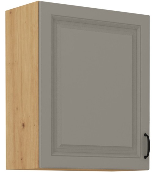 Ensemble cuisine en L STILO gris argile/chêne artisan 210x350 cm